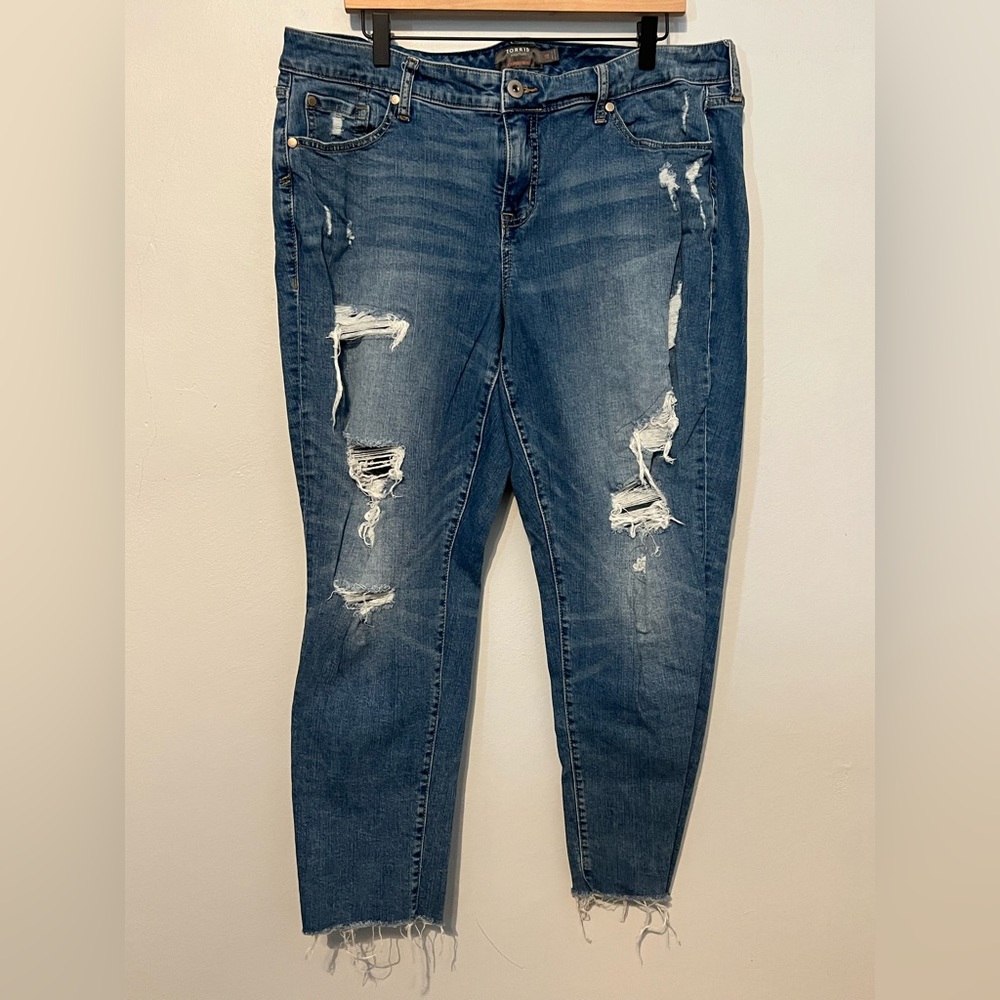 “Boyfriend” style jeans from Torrid